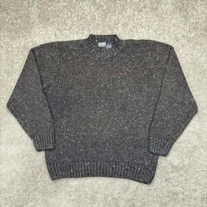 Vintage Knightsbridge Brown Wool Knit‎ Sweater Large
